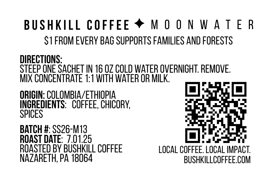 MOONWATER - 4 Cold Brew Sachets